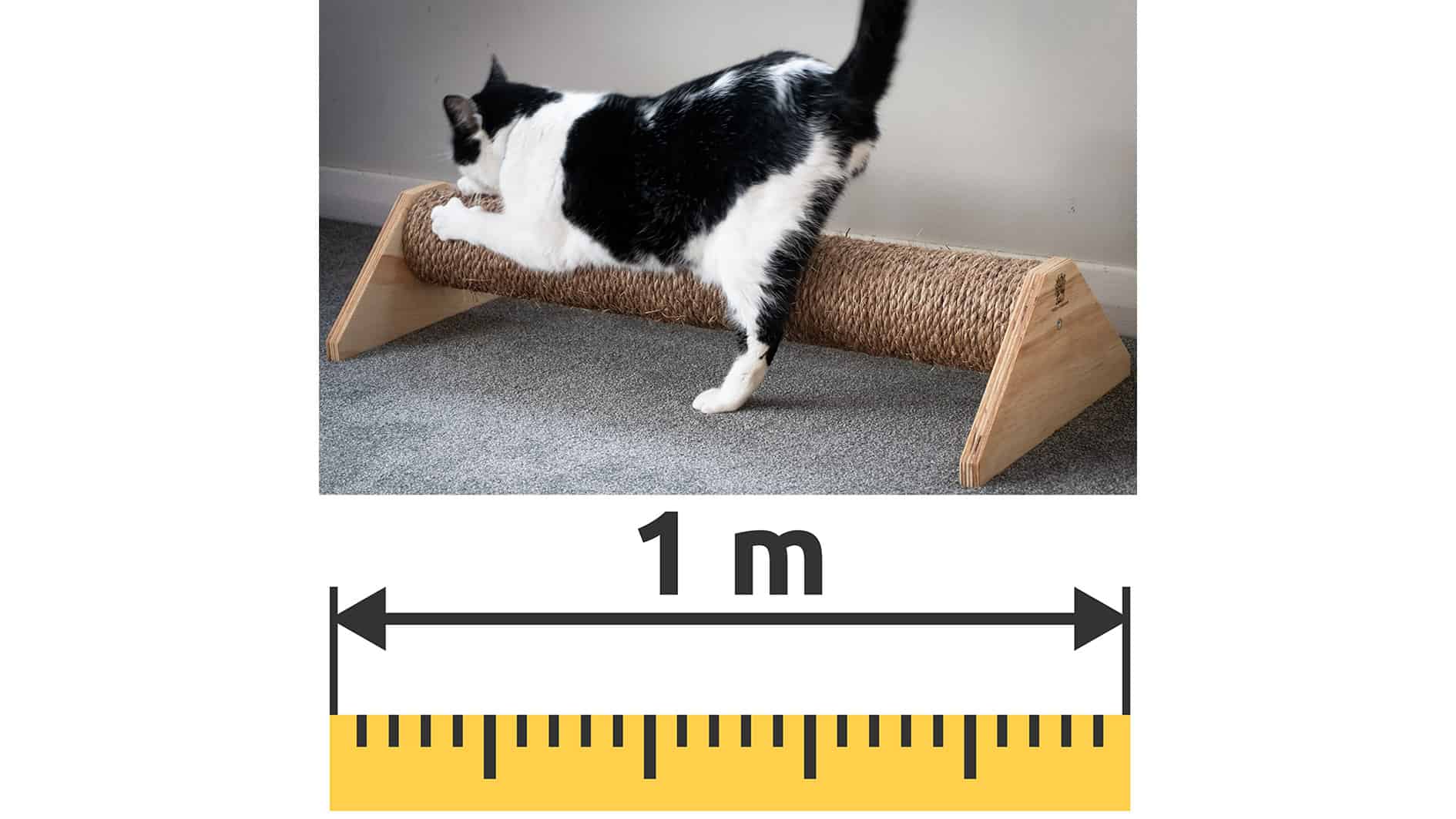 Horizontal on sale scratching post